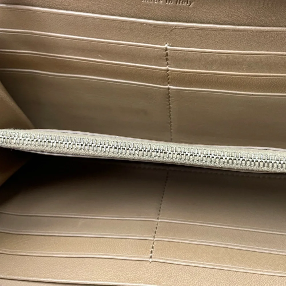 Celine Bicolor Long Zip-Around Wallet